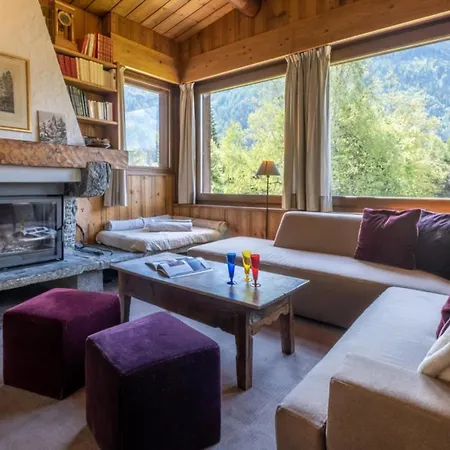 De L'aiguille With View On Mont Blanc Chalet