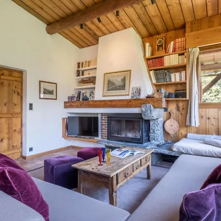 Family With Amazing View On Mont Blanc Dağ evi Chamonix
