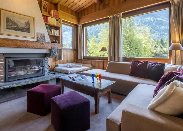 De L'aiguille With View On Mont Blanc Chalet